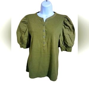 LOFT puff short sleeve top.  Size M.  EUC!